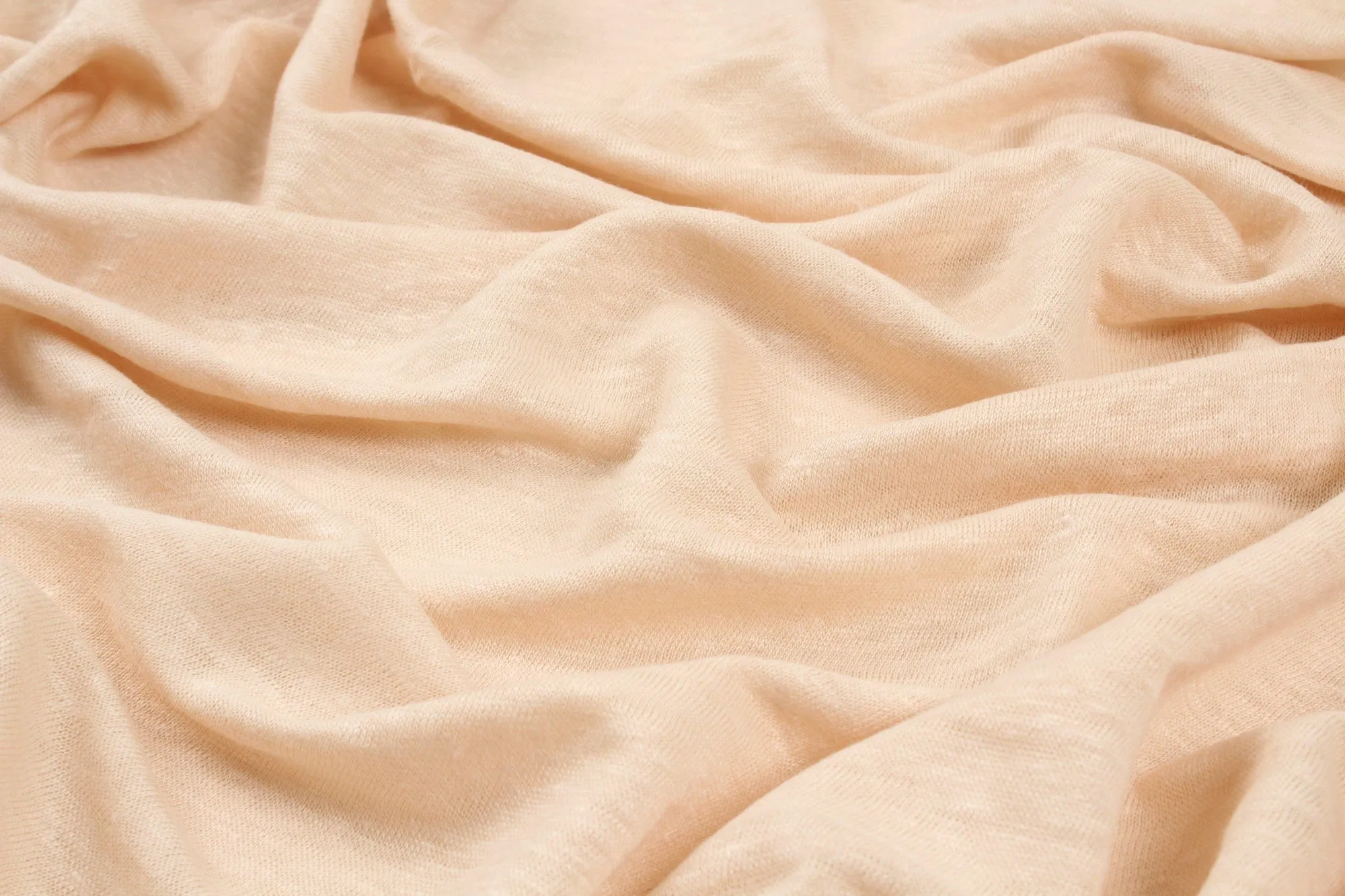 1.20 mts of Soft Linen Single Jersey - Shifting Sand 14-1210 TCX (Remnant)