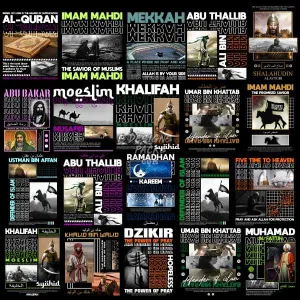 20 Muslim Designs Bundle PNG CDR