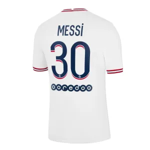 2021/22 Lionel Messi #30 PSG Fourth Jersey Official Nameset