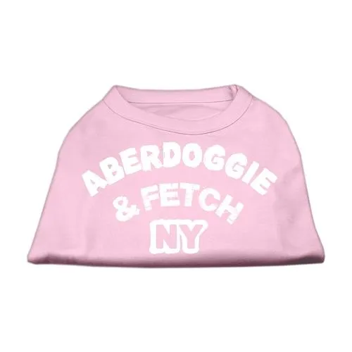 Aberdoggie NY Screenprint Shirts Light Pink XL (16)