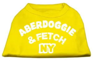 Aberdoggie NY Screenprint Shirts Yellow XL (16)