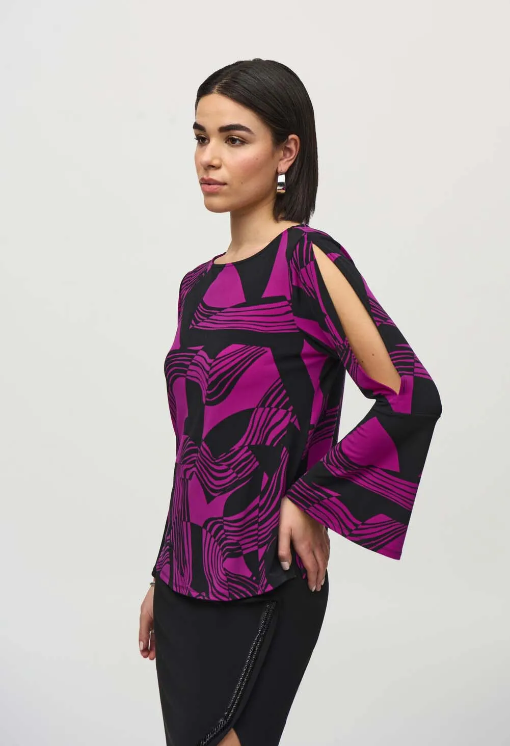 Abstract Print Blouse