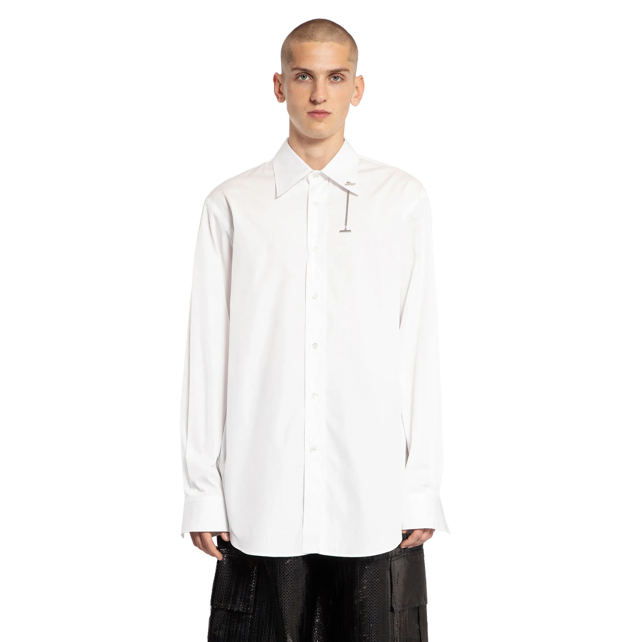 ALEXANDER MCQUEEN MAN WHITE SHIRTS