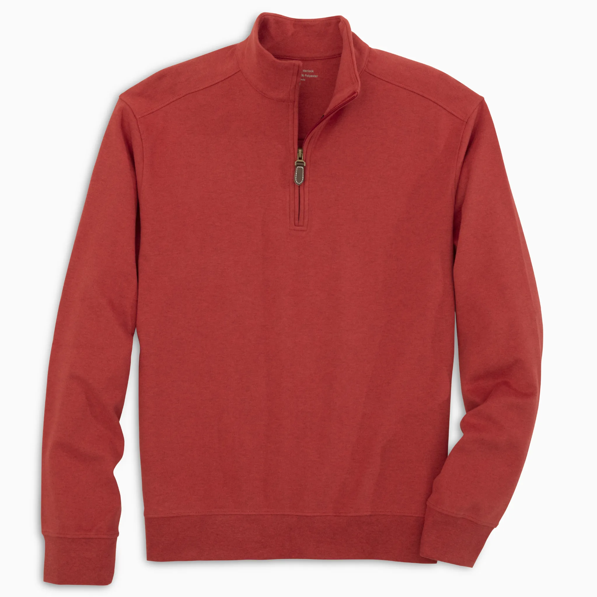 Andy Thornal Men's 1/4 Long Sleeve Sweater- Crimson Red 160510-78