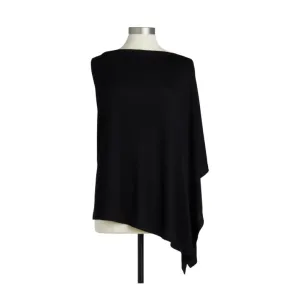 Bamboo Poncho - Black