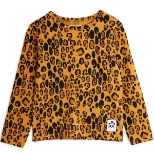 Basic Leopard Long Sleeve T-Shirt by Mini Rodini