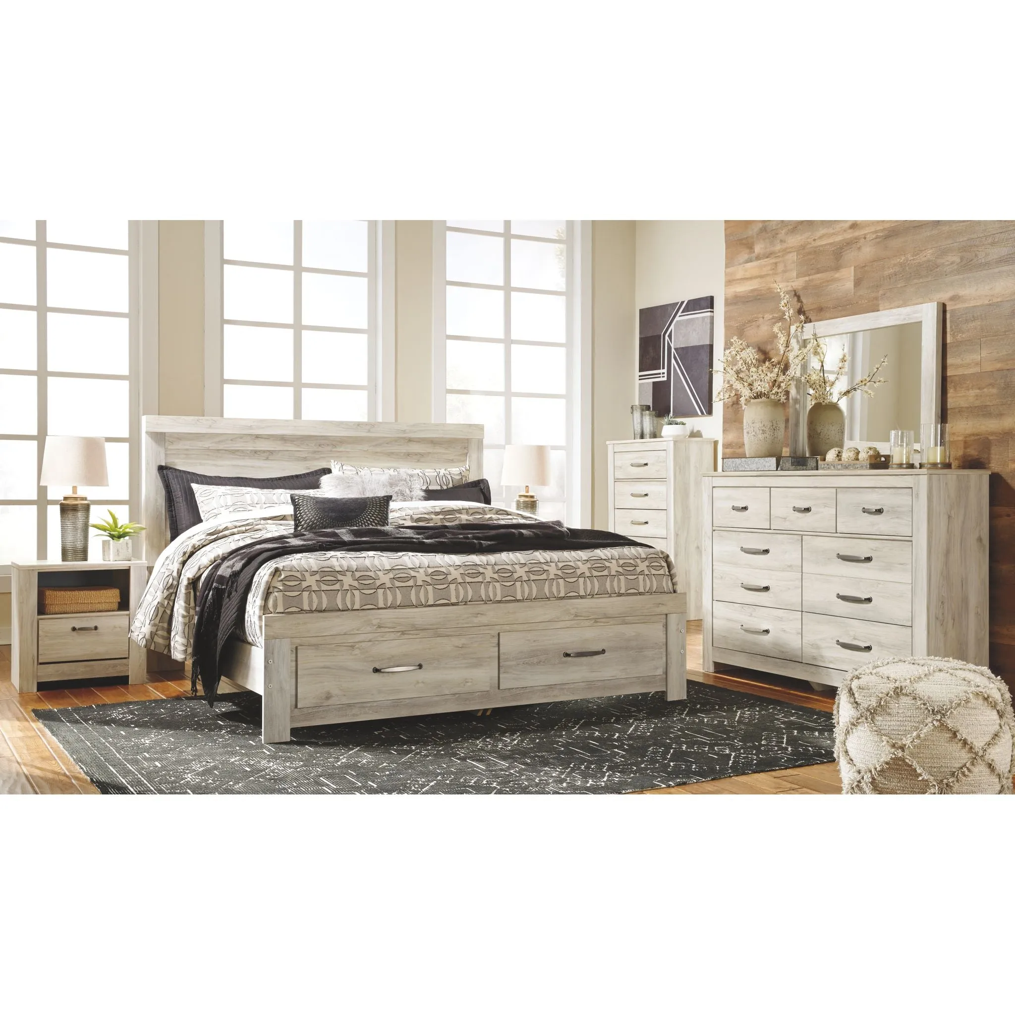 Bellaby Storage Bed - Whitewash