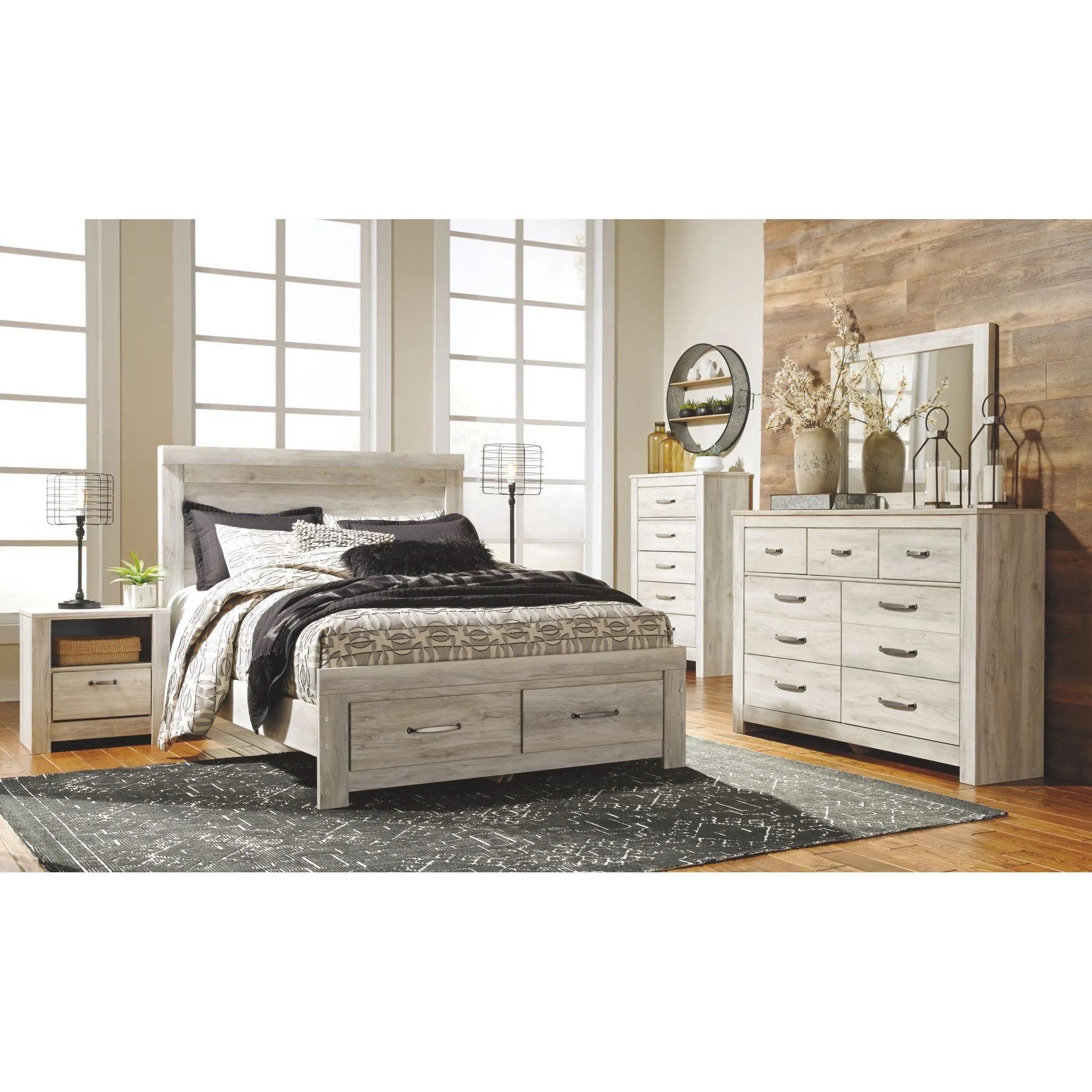 Bellaby Storage Bed - Whitewash