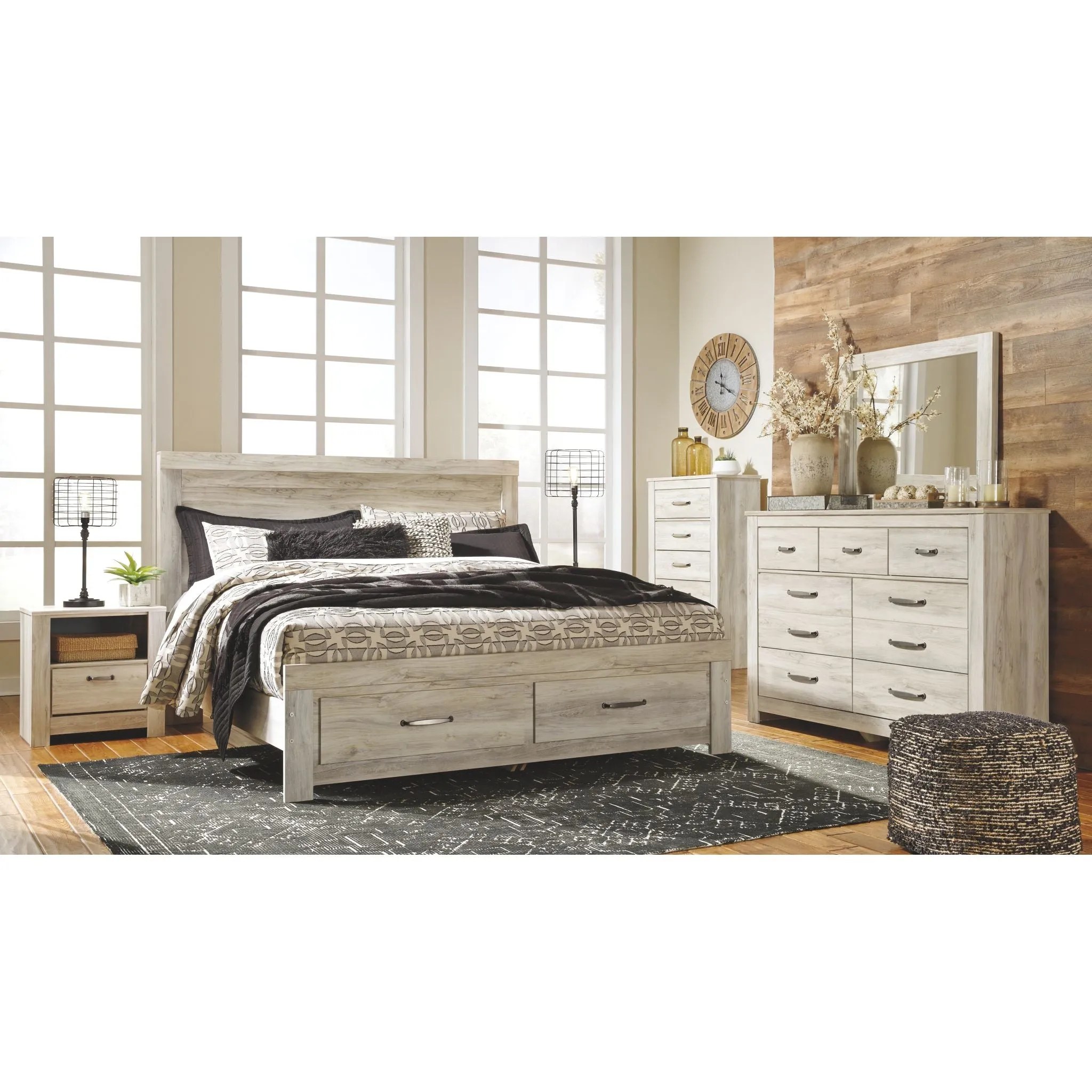 Bellaby Storage Bed - Whitewash