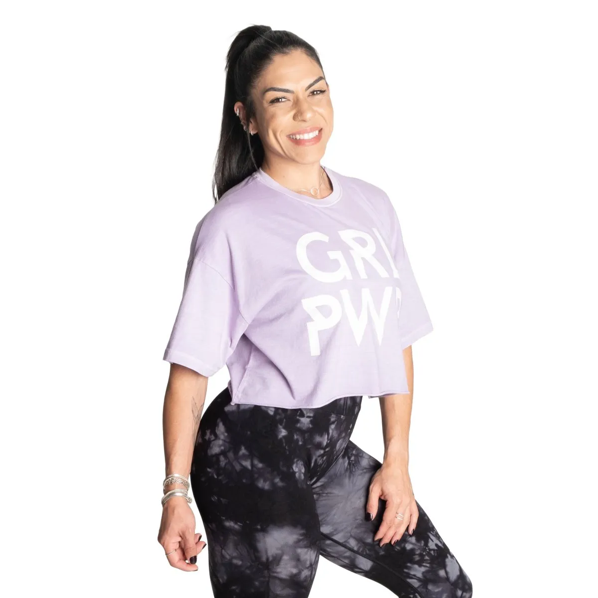 Better Bodies Grl Pwr Tee - Acid Cool Purple