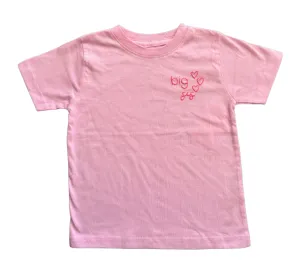 Big Sis With Hearts Embroidered Tee