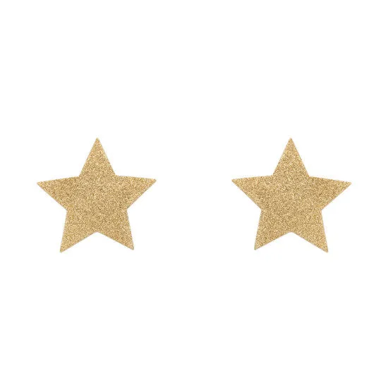 Bijoux Indiscrets Flash Pastie - Star Gold