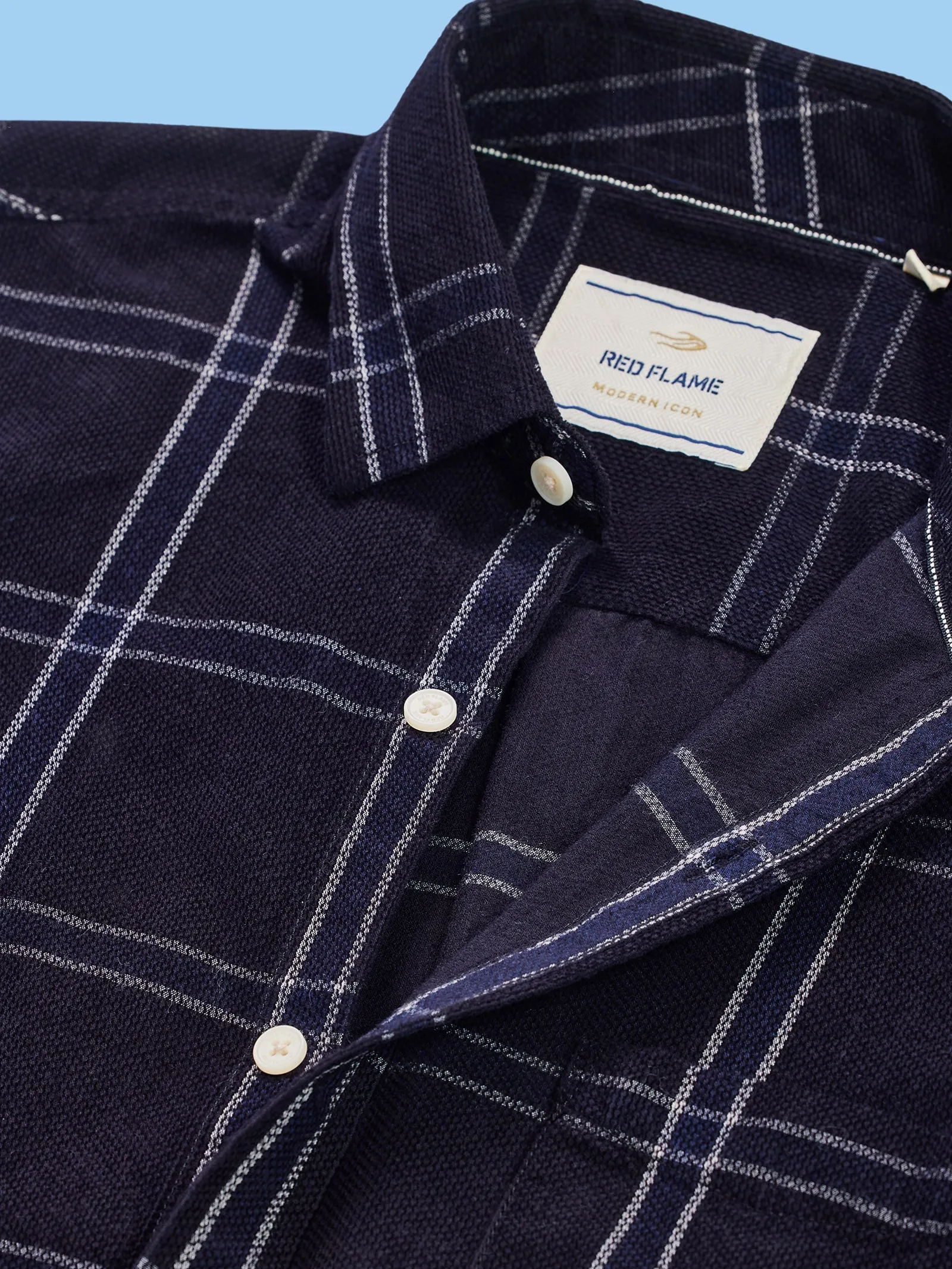 Black Corduroy Checked Shirt