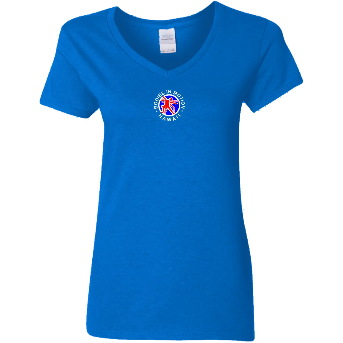 Bodies in Motion Ladies' 5.3 oz. V-Neck T-Shirt