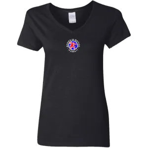 Bodies in Motion Ladies' 5.3 oz. V-Neck T-Shirt