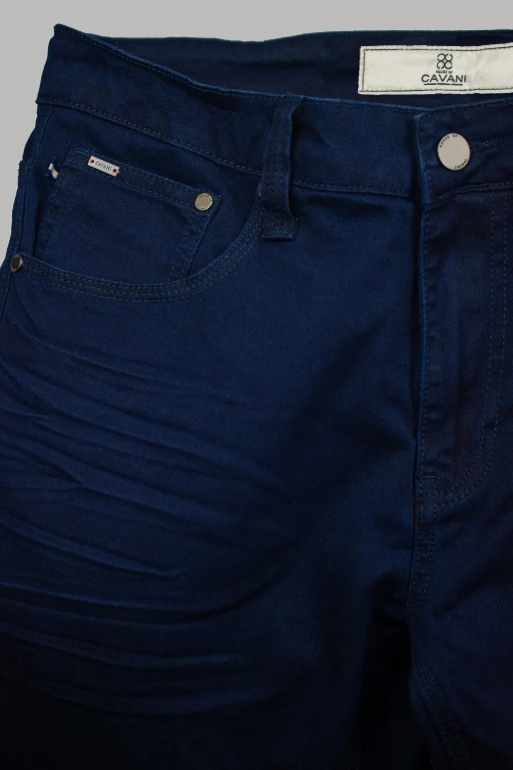 Brad Navy Short Denim Jeans