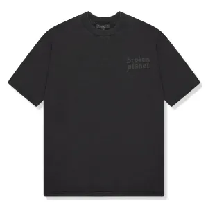 Broken Planet Basics Washed Midnight Black T Shirt