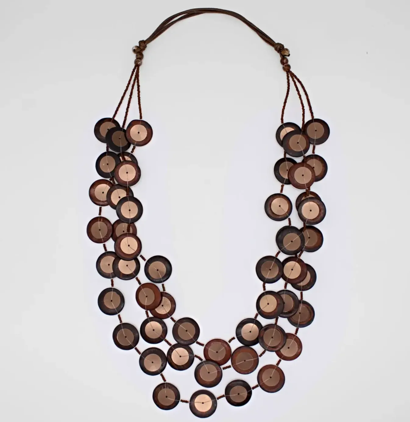 Brown Iridescent Arabella Necklace