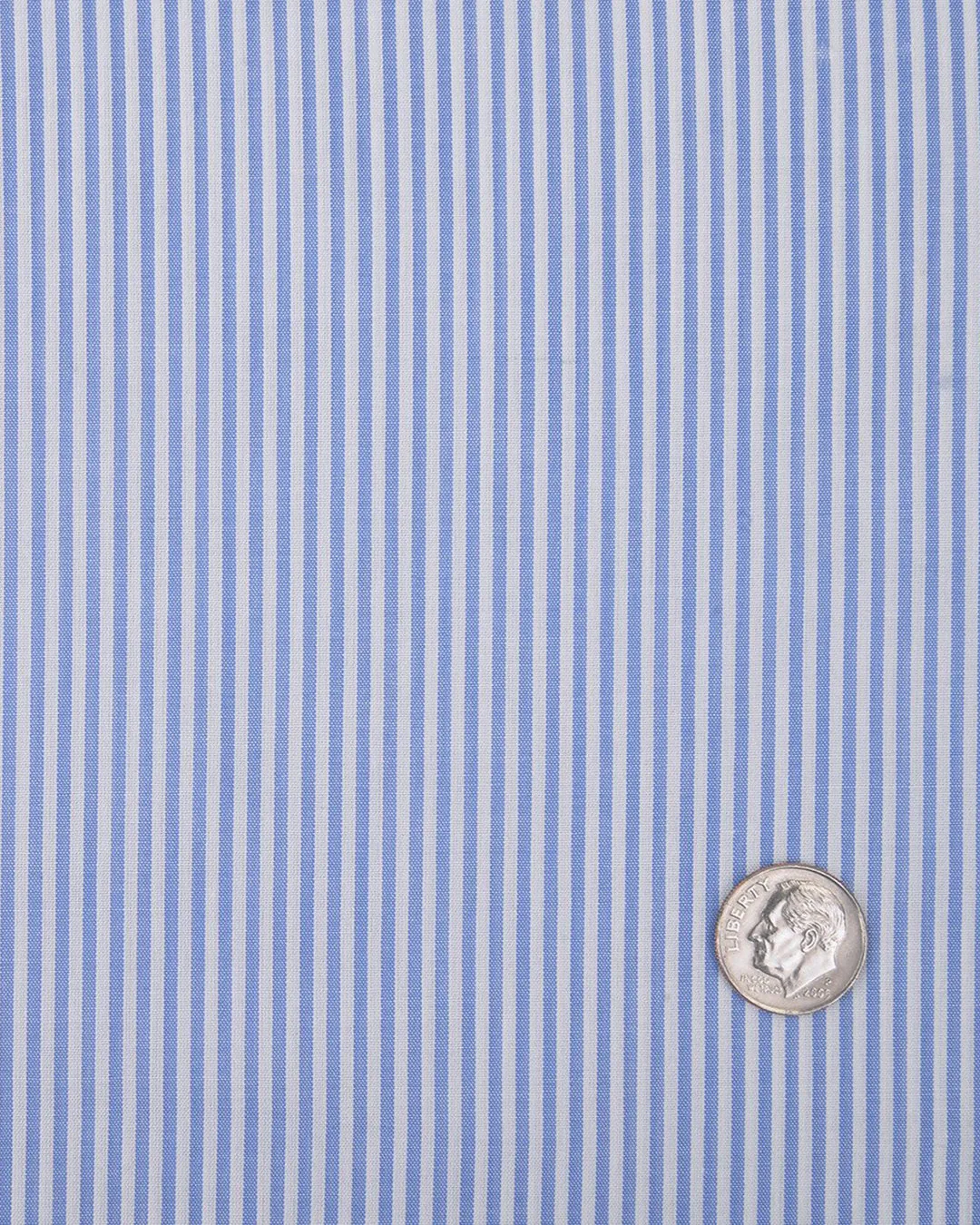 Carlo Riva White Blue Dress Stripes