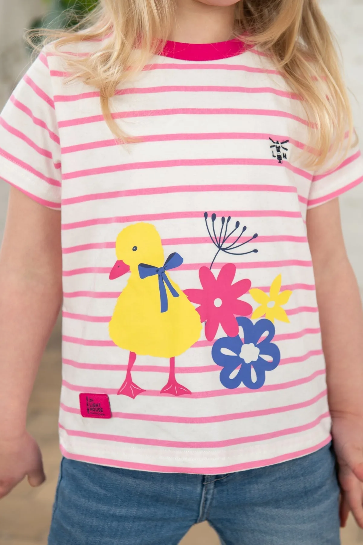 Causeway Short Sleeve - Sweet Pea Stripe Chick