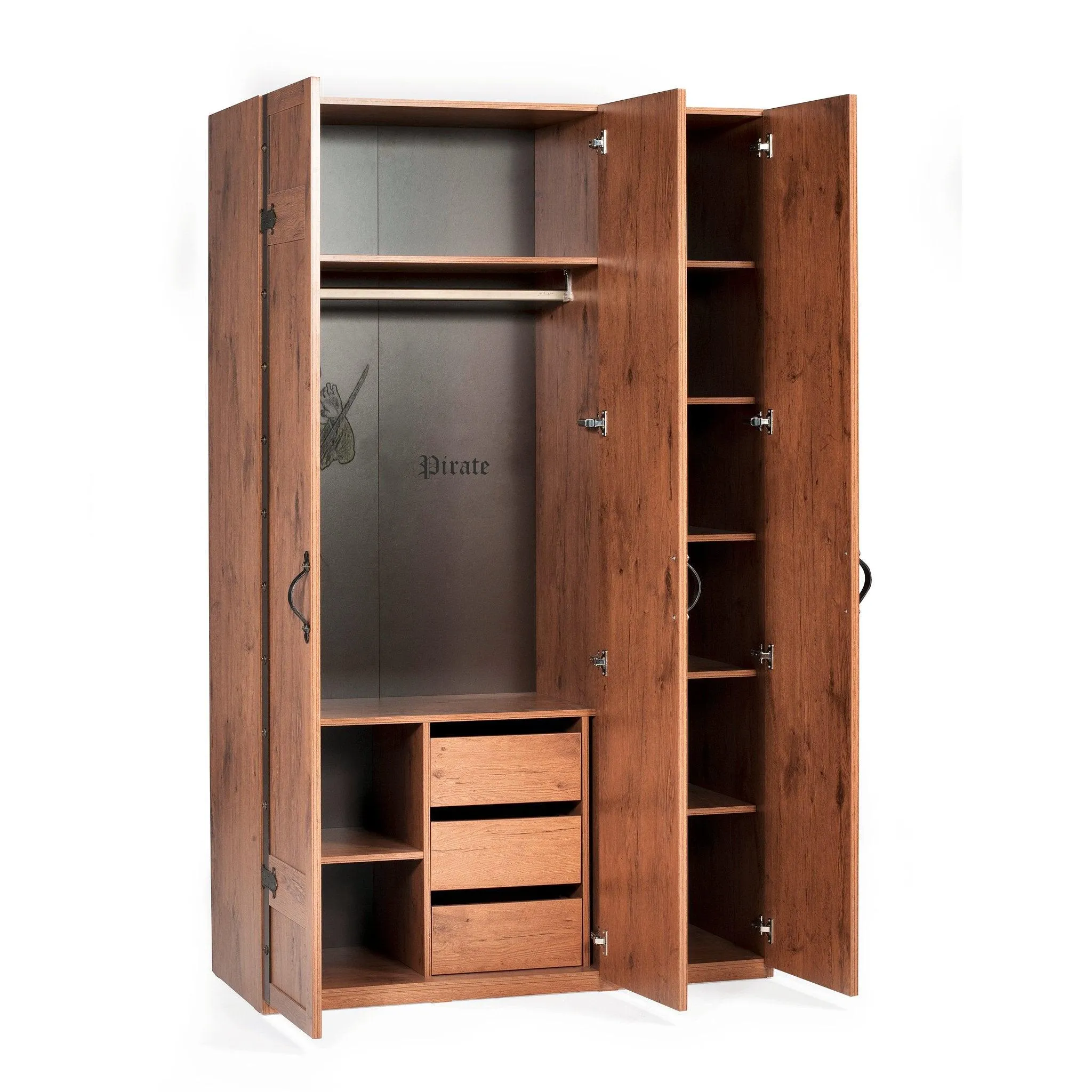 Cilek Pirate 3 Doors Wardrobe