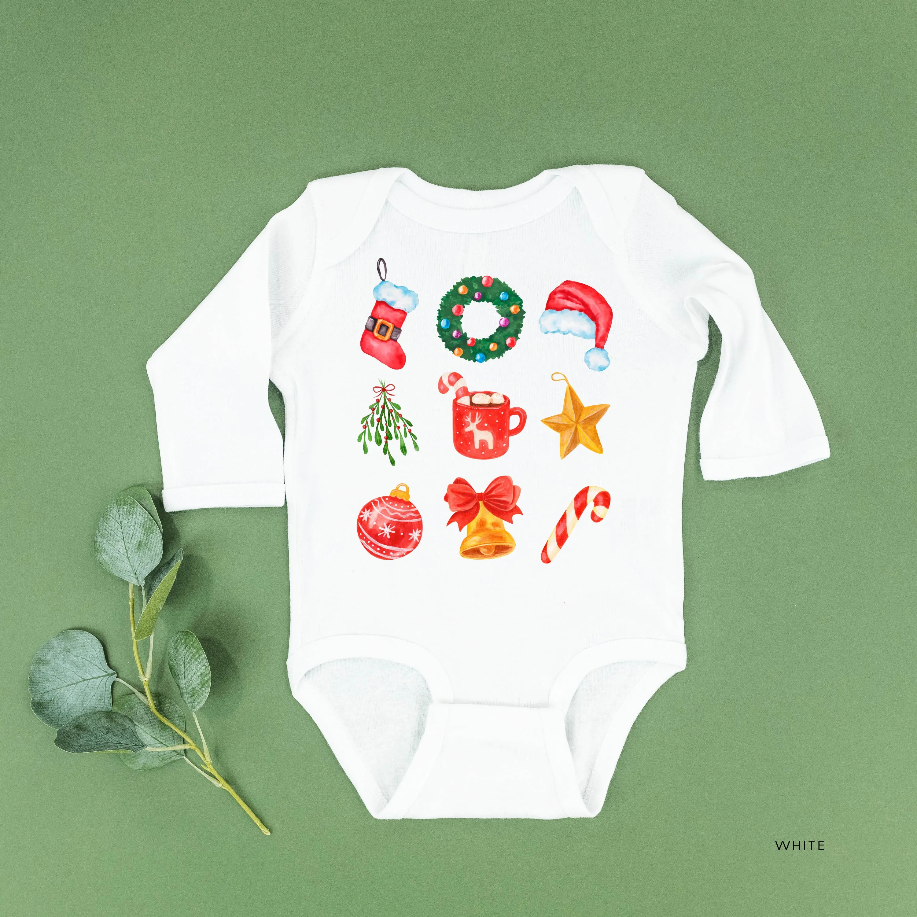 Classic Watercolor Christmas - Child LONG SLEEVE Tee