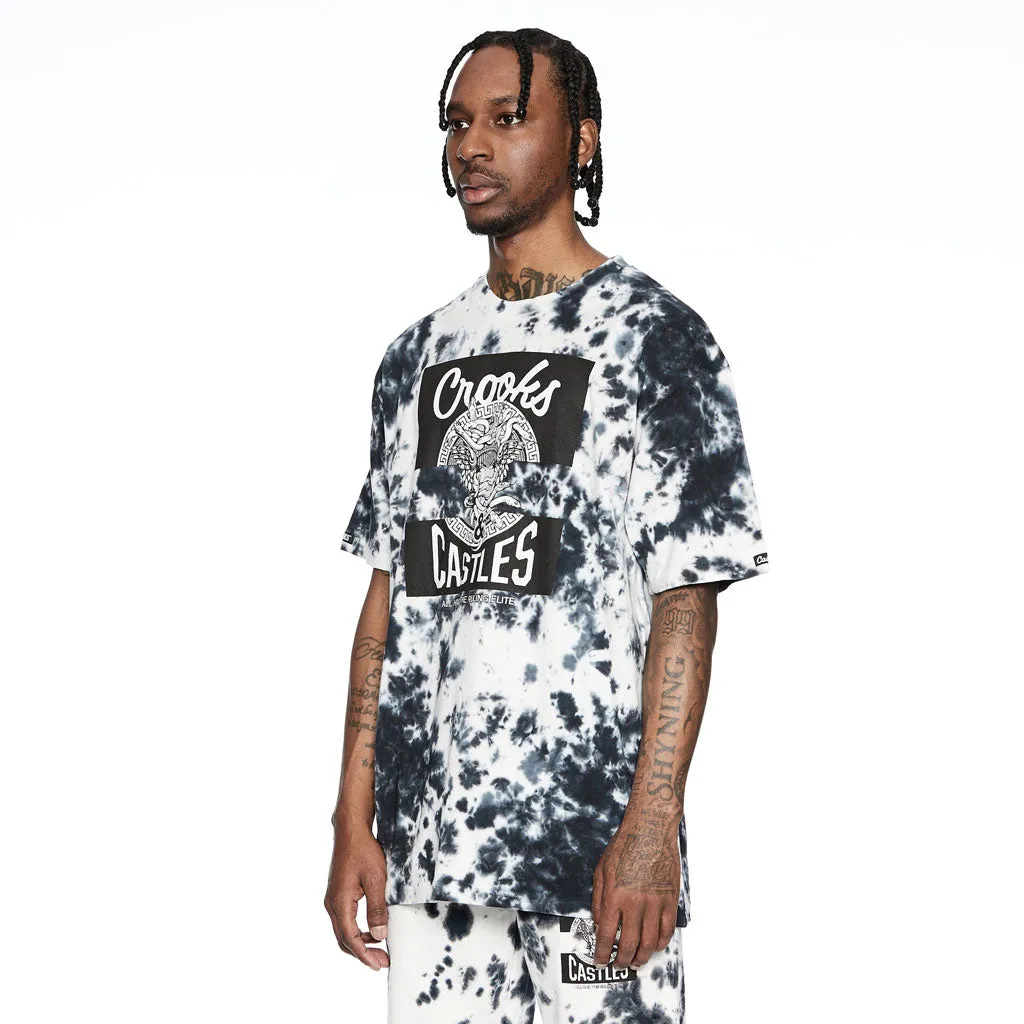 Crooks & Castles Mad Klepto Tie Dye Tee Black