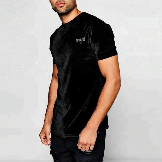 Fevani Black Velour T-shirt