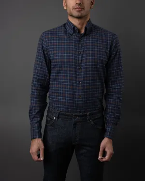 Fitted Body - Checked Flannel Shirt