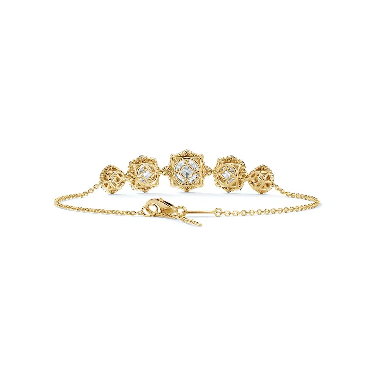 Forevermark Center of My Universe® Floral Halo Diamond Bracelet