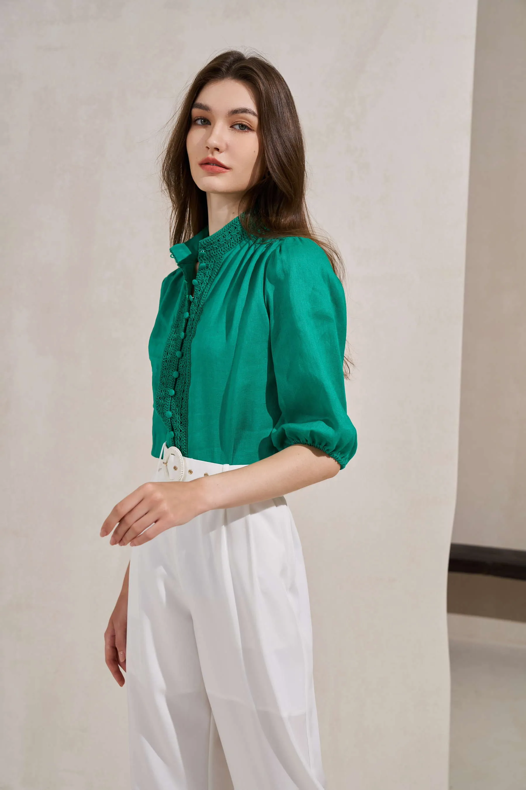 GDS Kaia Blouse | Sea Green