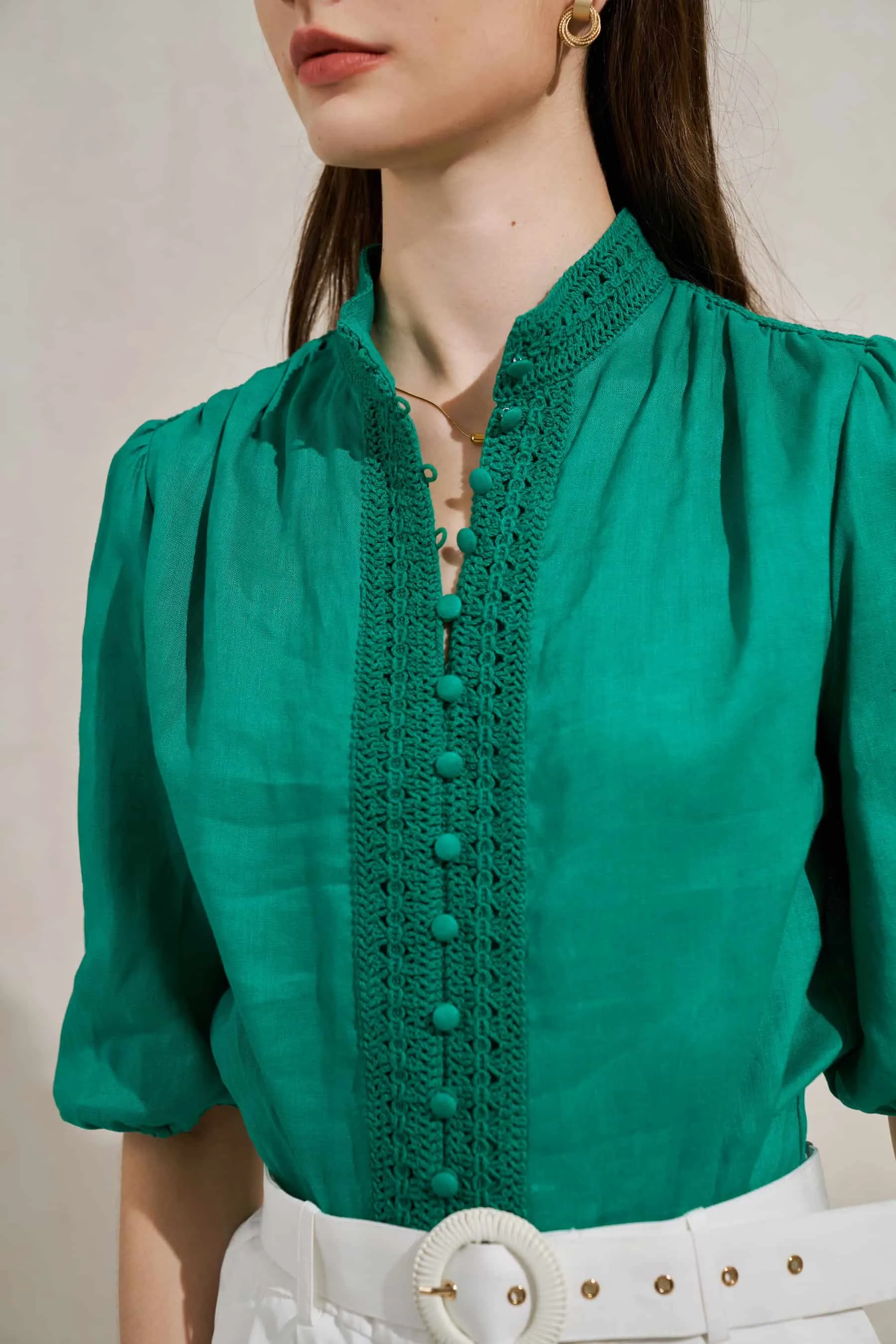 GDS Kaia Blouse | Sea Green