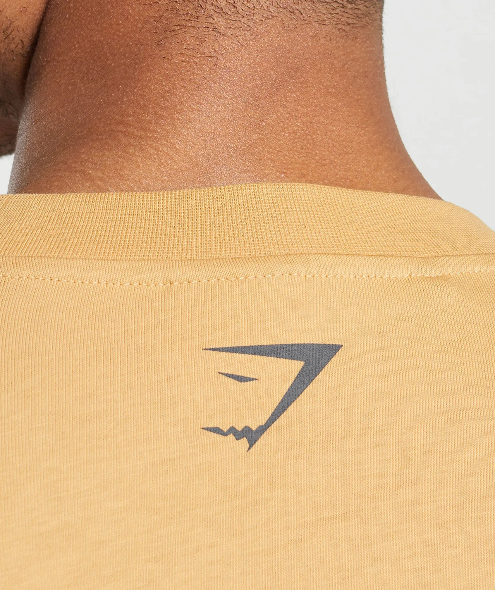 Gymshark Built in the UK T-Shirt - Rustic Yellow