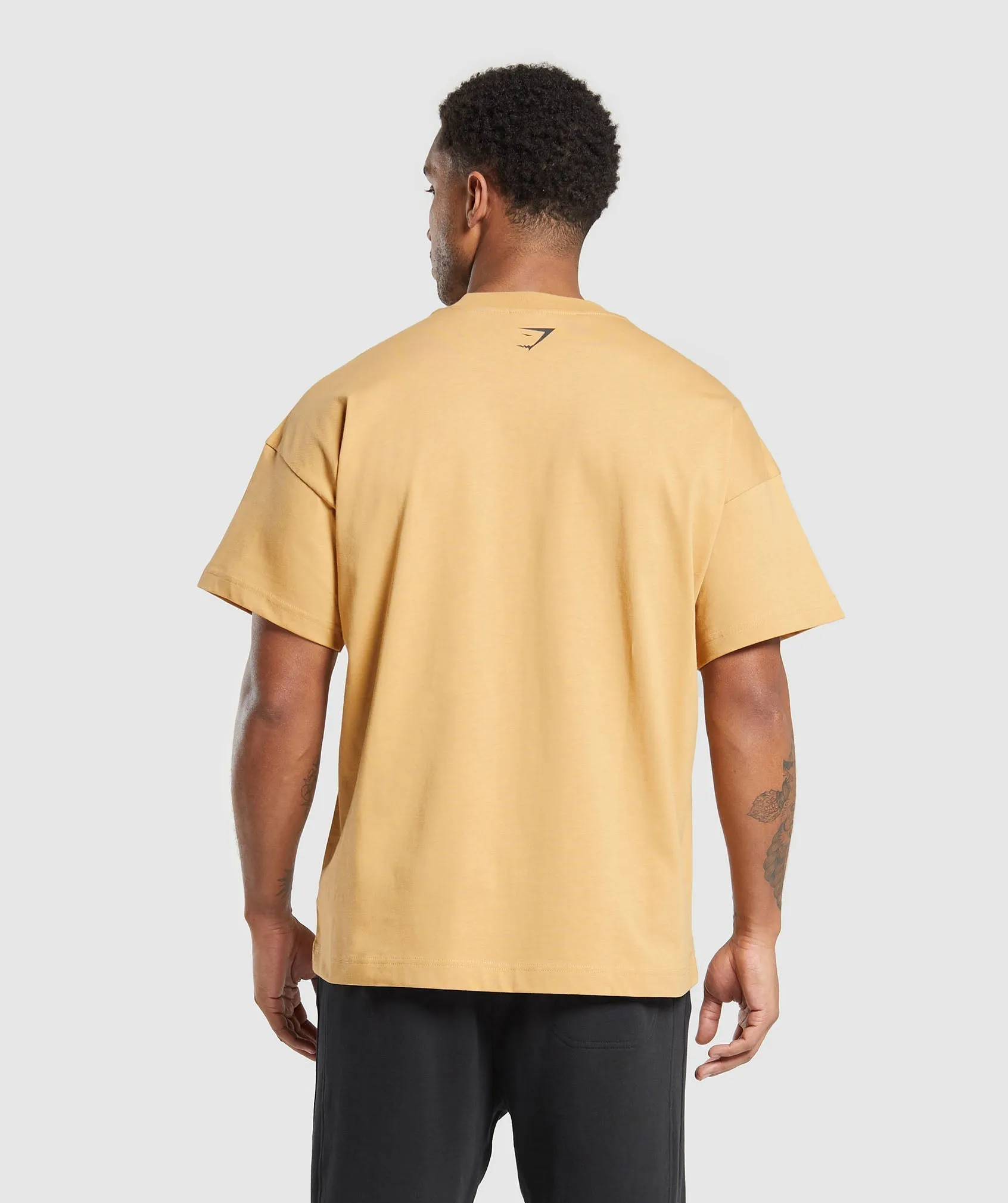 Gymshark Built in the UK T-Shirt - Rustic Yellow