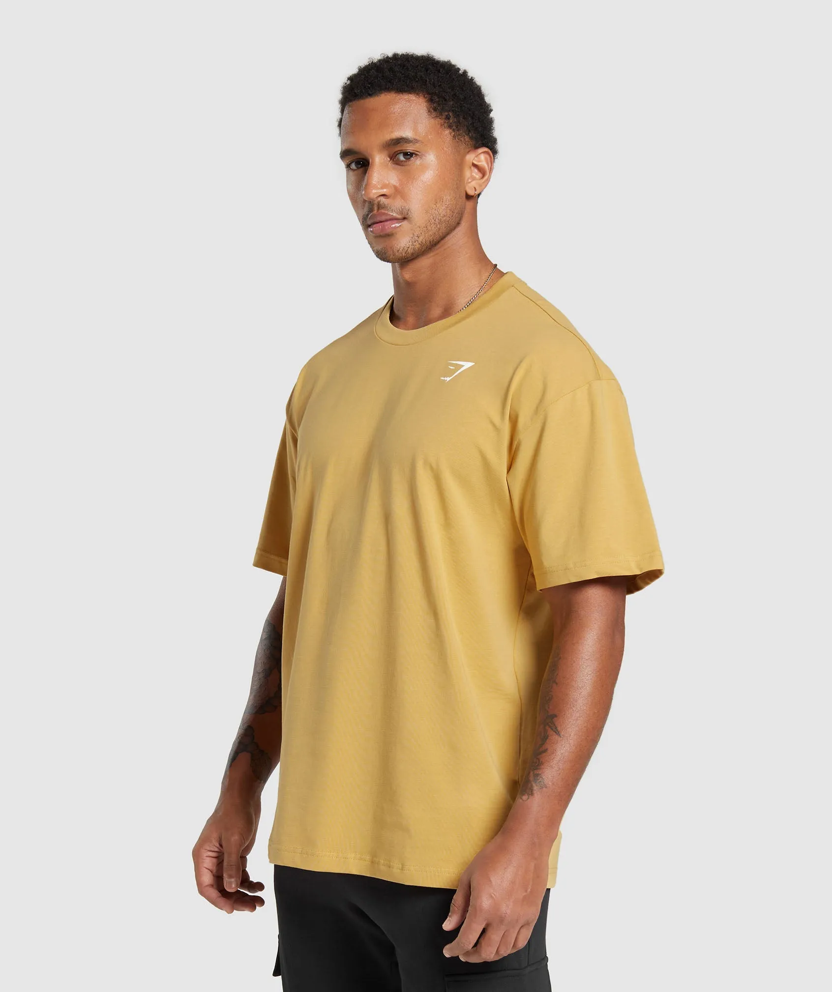 Gymshark Essential Oversized T-Shirt - Rustic Yellow