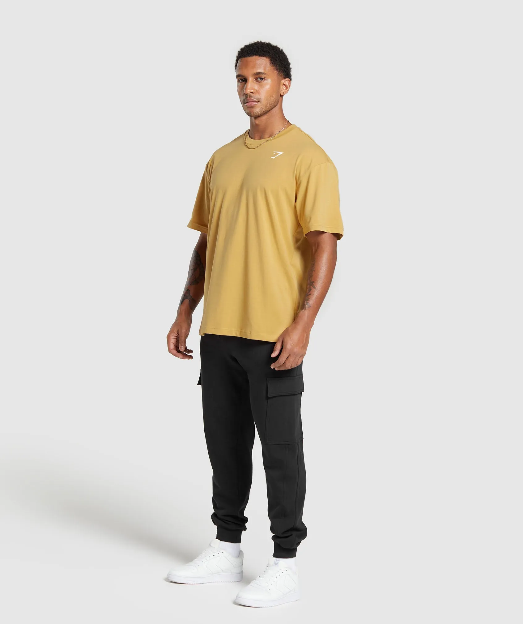 Gymshark Essential Oversized T-Shirt - Rustic Yellow