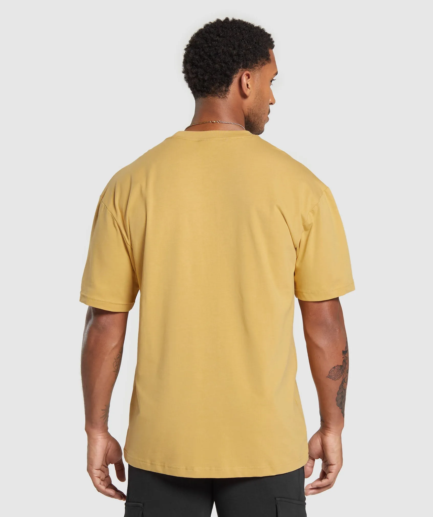 Gymshark Essential Oversized T-Shirt - Rustic Yellow