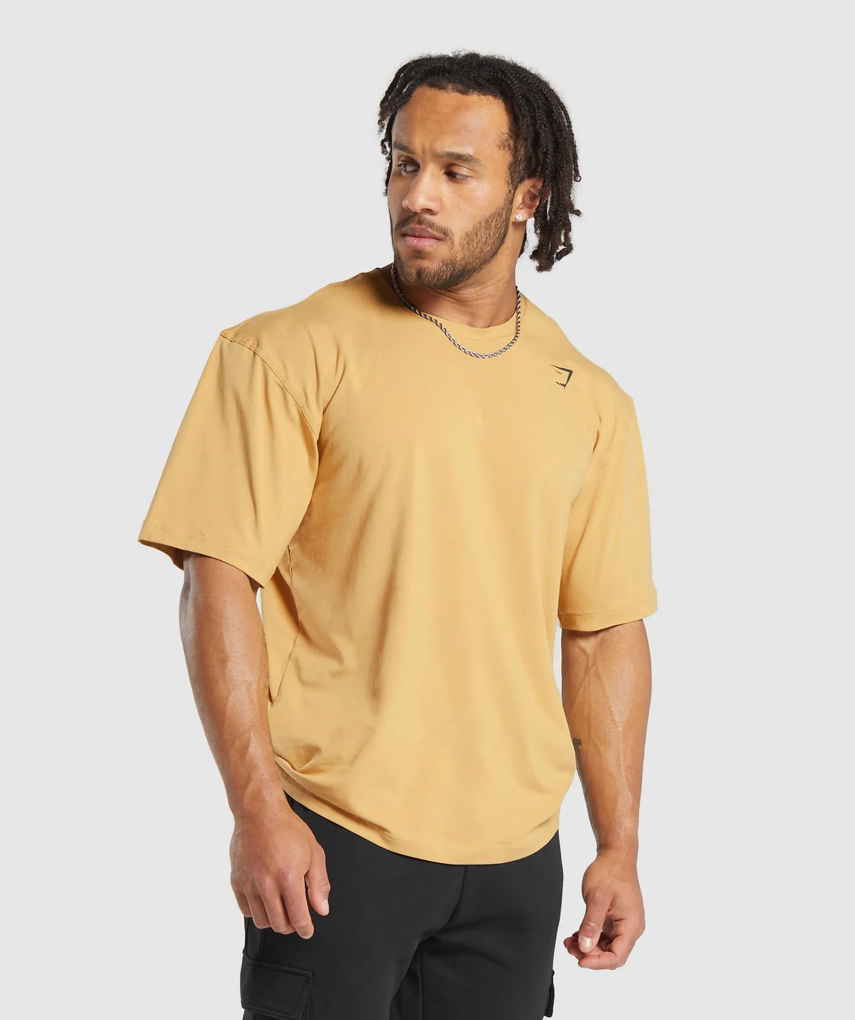 Gymshark Power T-Shirt - Rustic Yellow/Black