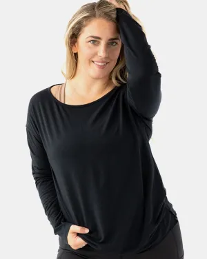 Hello Sunshine UPF Long Sleeve – Booya Black