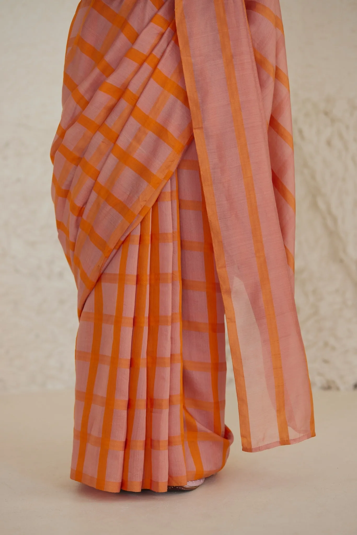 Hopscotch Checks Saree