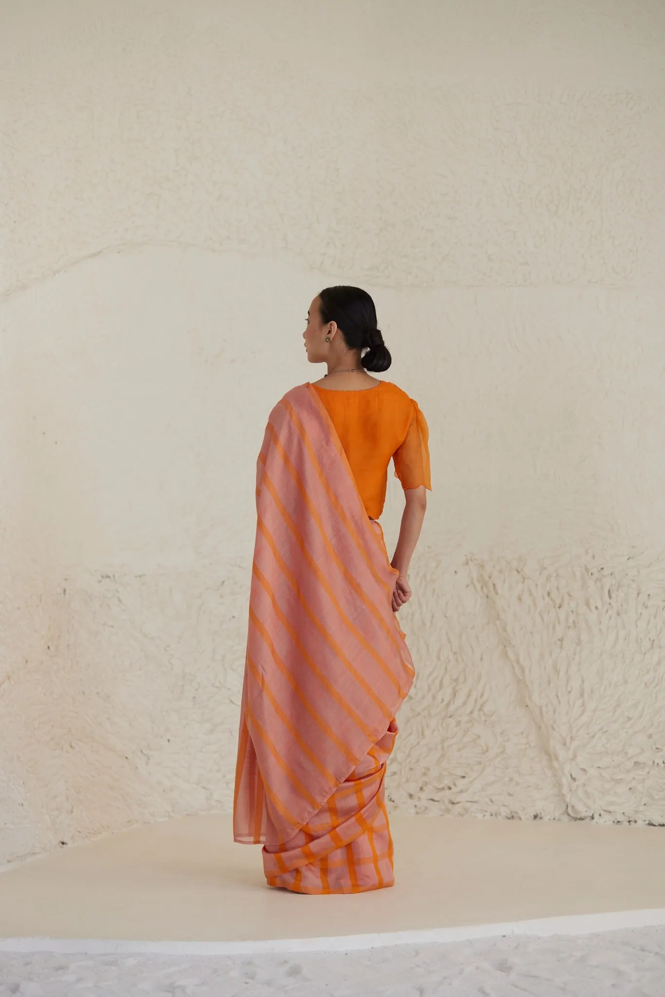 Hopscotch Checks Saree