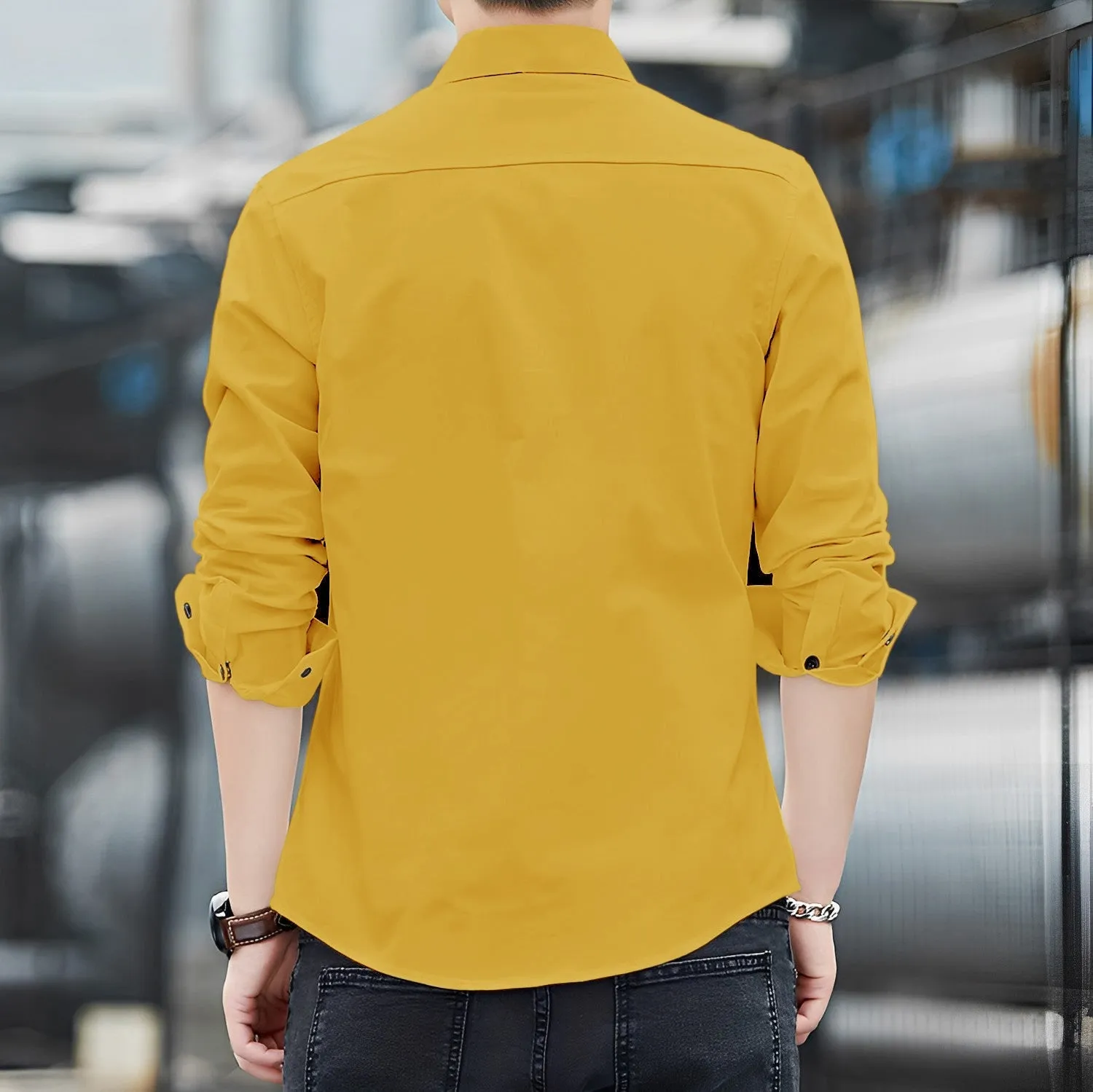 Italian Style Premium RFD Mustard Shirt by Italian Vega®