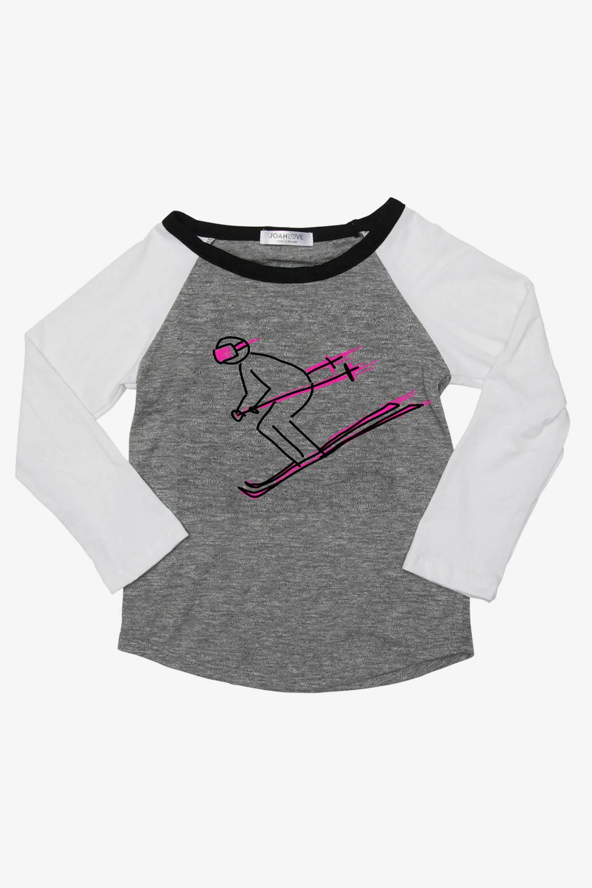 Joah Love Princeton Ski Girls T-Shirt - Pink