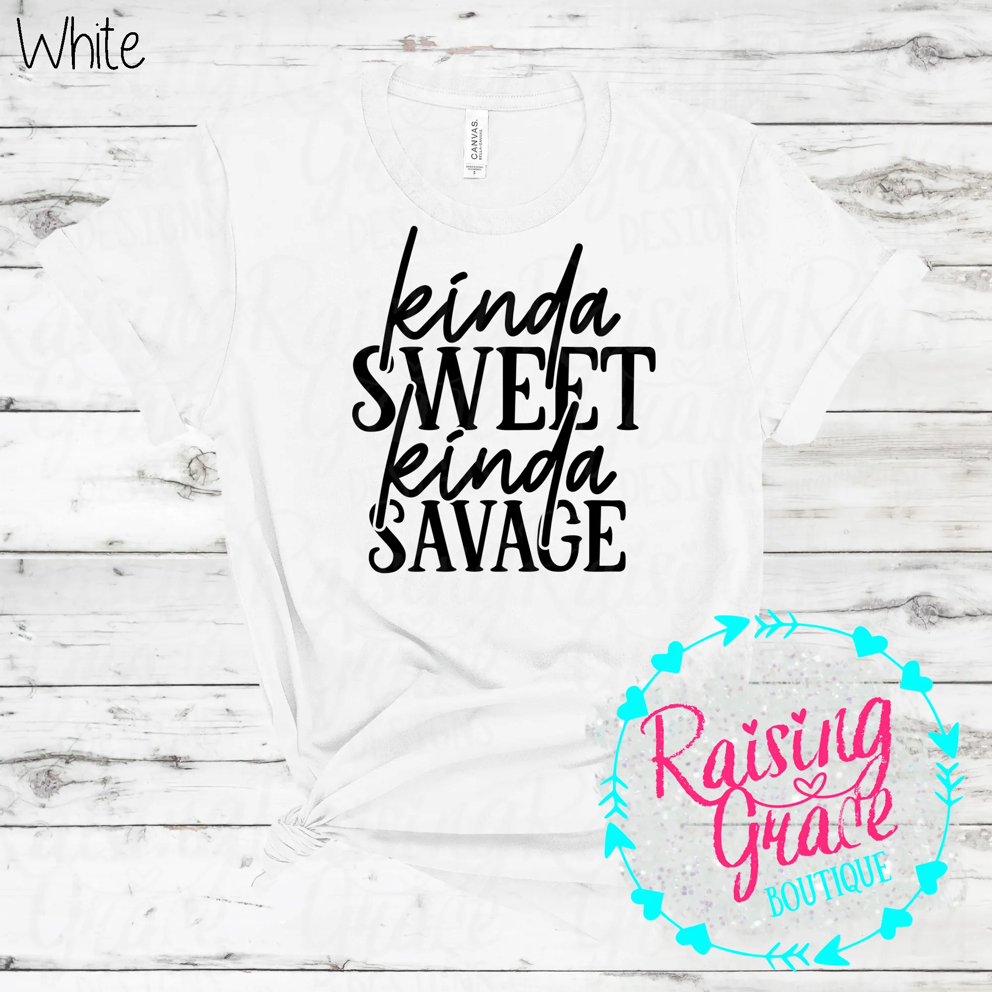 Kinda Sweet Kinda Savage - T-Shirt - Adult