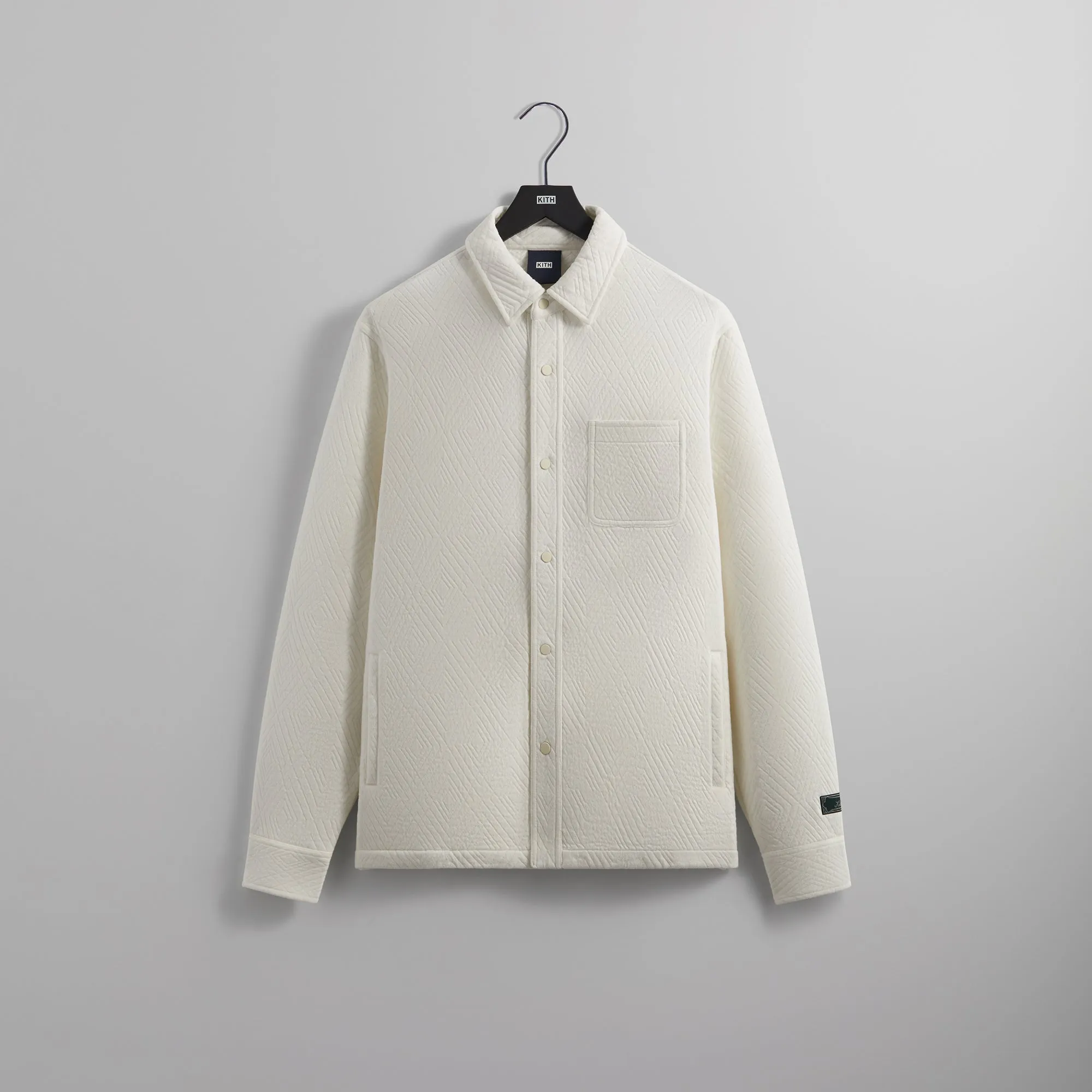 Kith Quilted Interlock Ginza Shirt - Sandrift