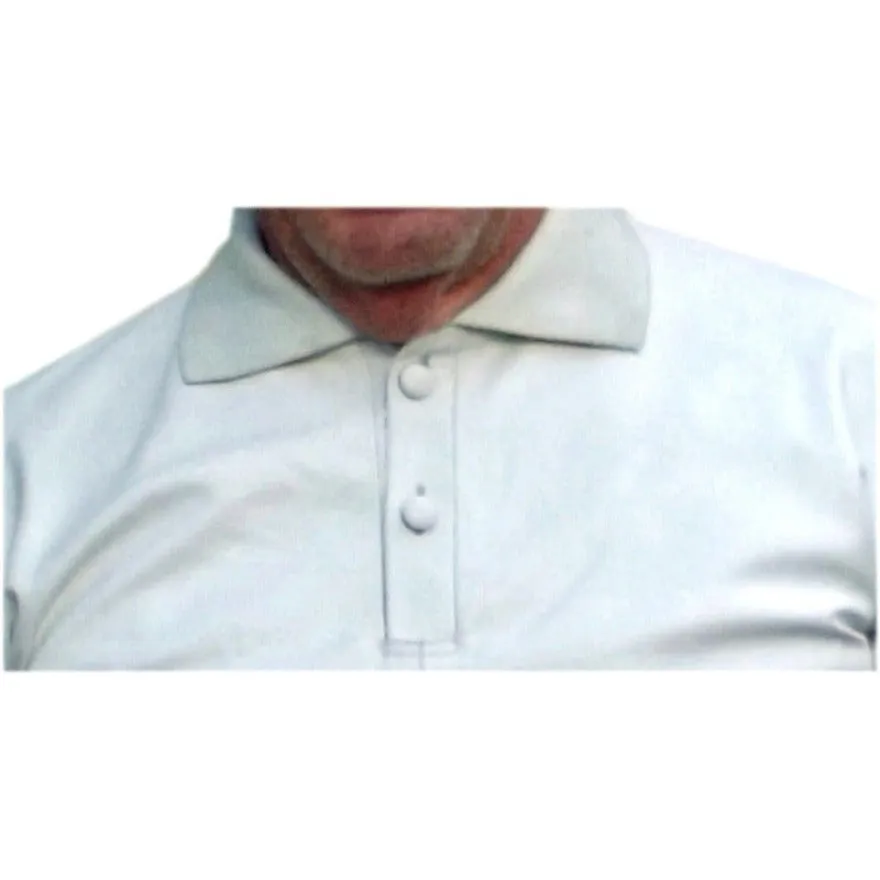 Leather Polo shirt - White Nappa Sheepskin