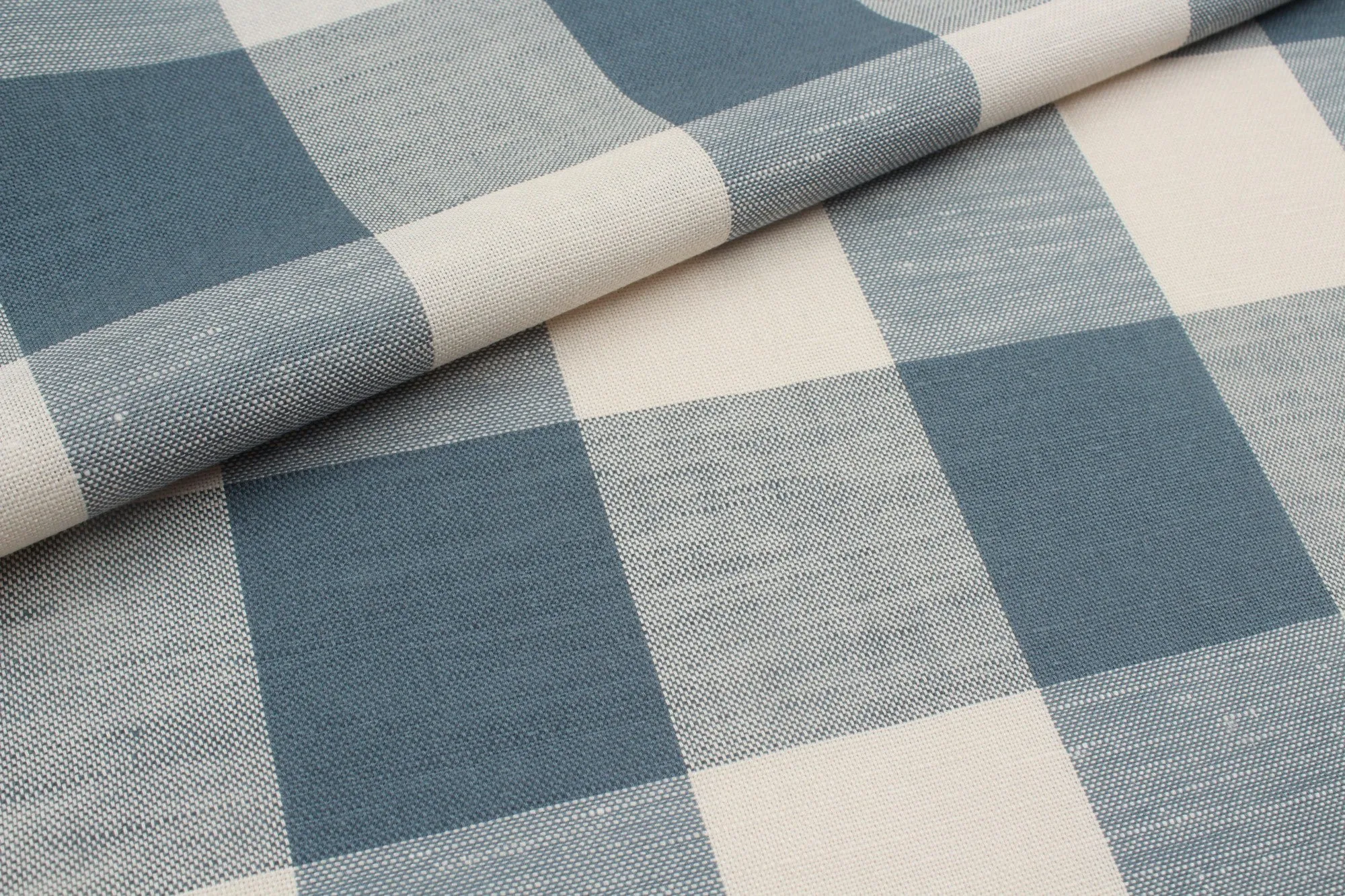 Linen Cotton Bicolor Gingham for Shirts and Dresses