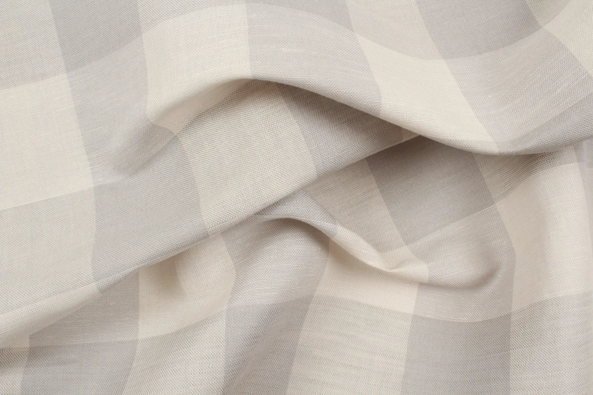 Linen Cotton Bicolor Gingham for Shirts and Dresses