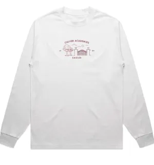 Logansport Gate Lux Long Sleeve Tee - White