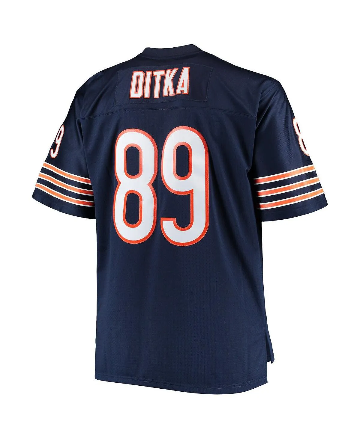 Men's Mike Ditka Navy Chicago Bears Big and Tall 1966 T-shirt Replica Mitchell & Ness senior jersey, blue